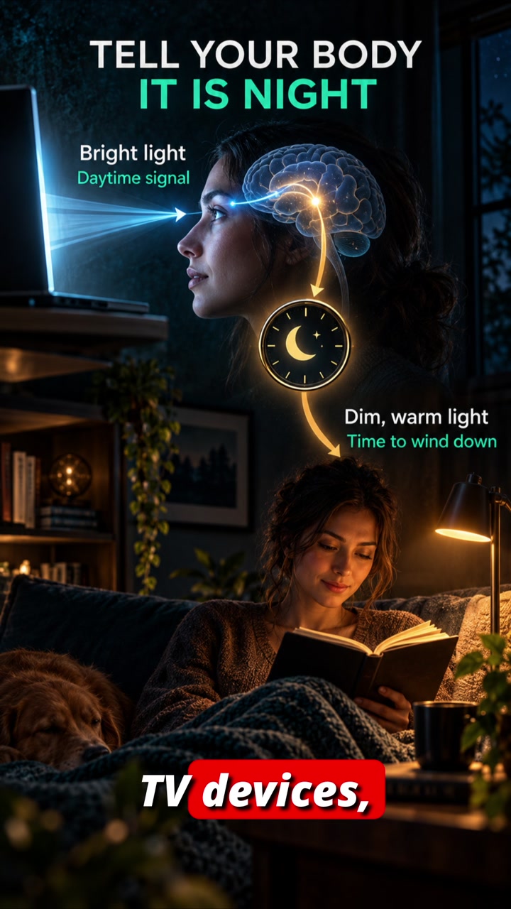 An amber reading light for your evening routine