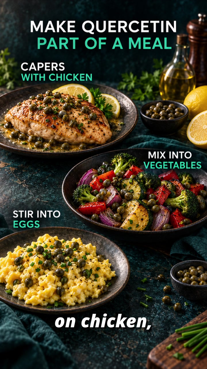 Capers, apples and onions: A food-first look at quercetin