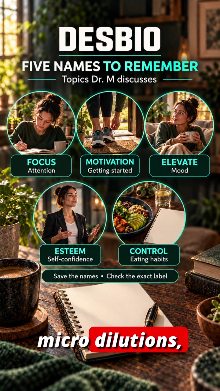 DesBio emotional formulas: The products Dr. M discusses