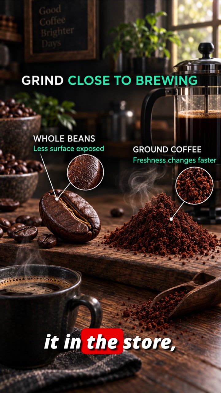 Coffee shopping: Whole beans, packaging and freshness